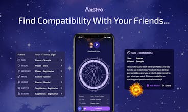 人们将出生详细信息输入 Aistro 应用程序，以获取个性化星座运势和未来预测。