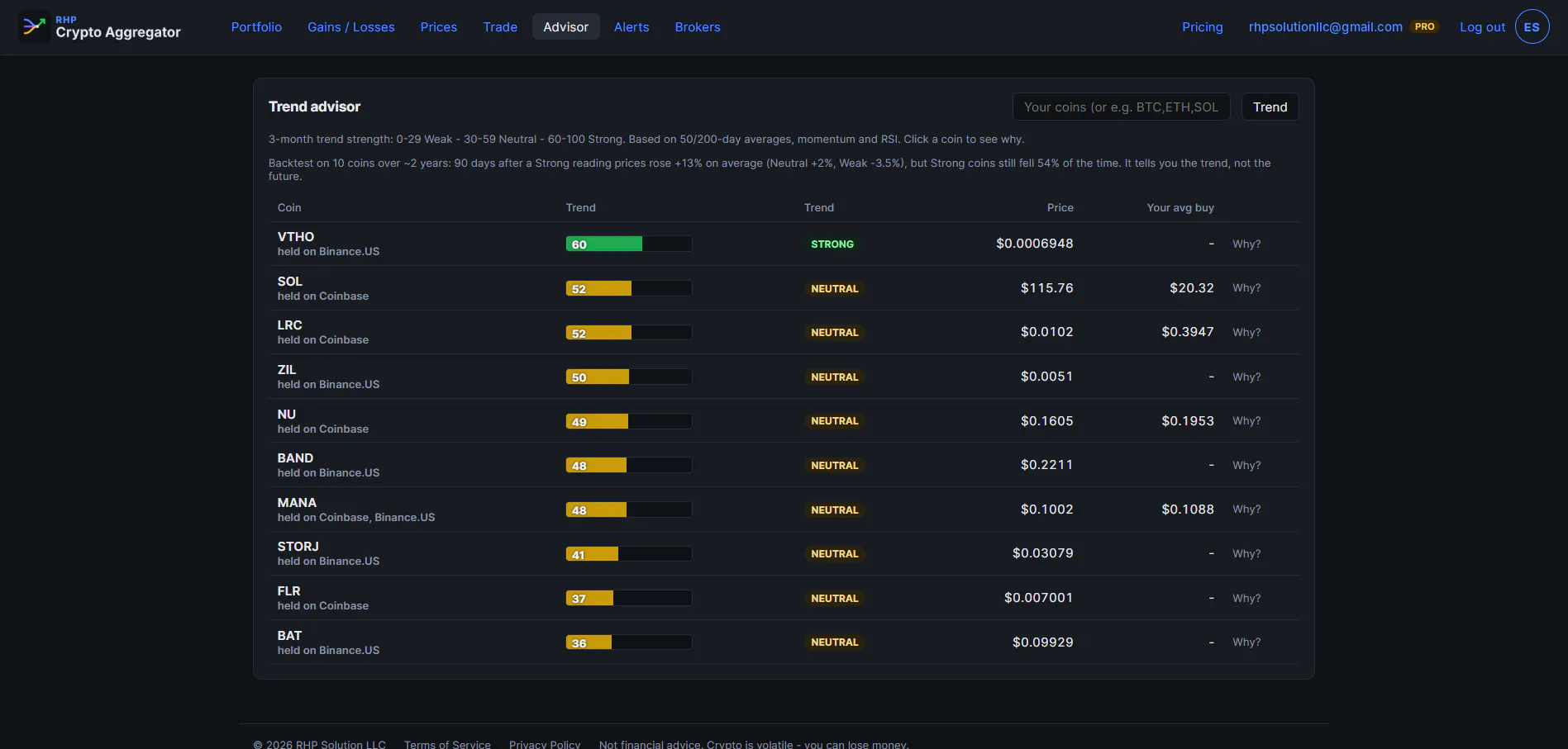 Crypto Aggregator gallery image