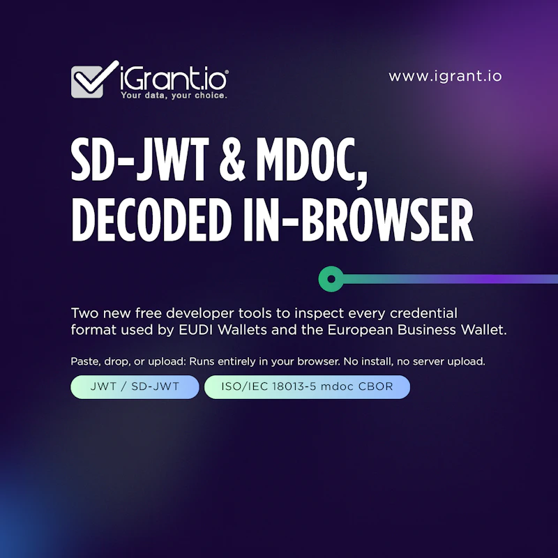 mdoc and SD-JWT Decoder for EUDI Wallets screenshot 1