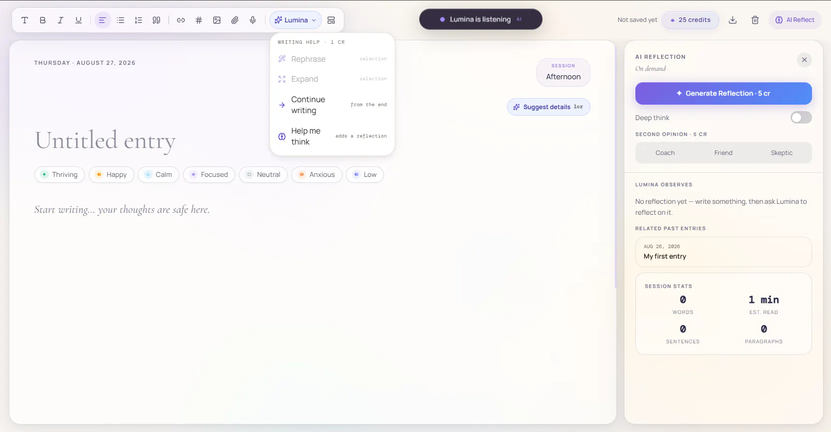 Lumina Journal AI gallery image