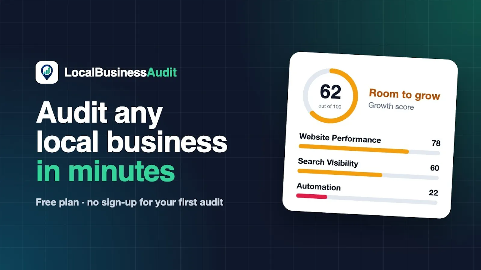 LocalBusinessAudit screenshot 1 (video preview)