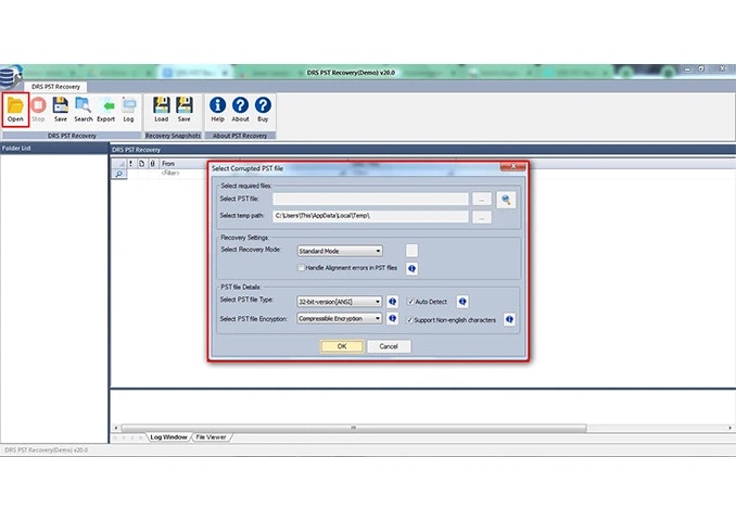 DRS Softech PST Recovery Tool media 3