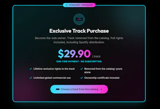 Sonify Music - Full Buyout Audio Tracks gallery image