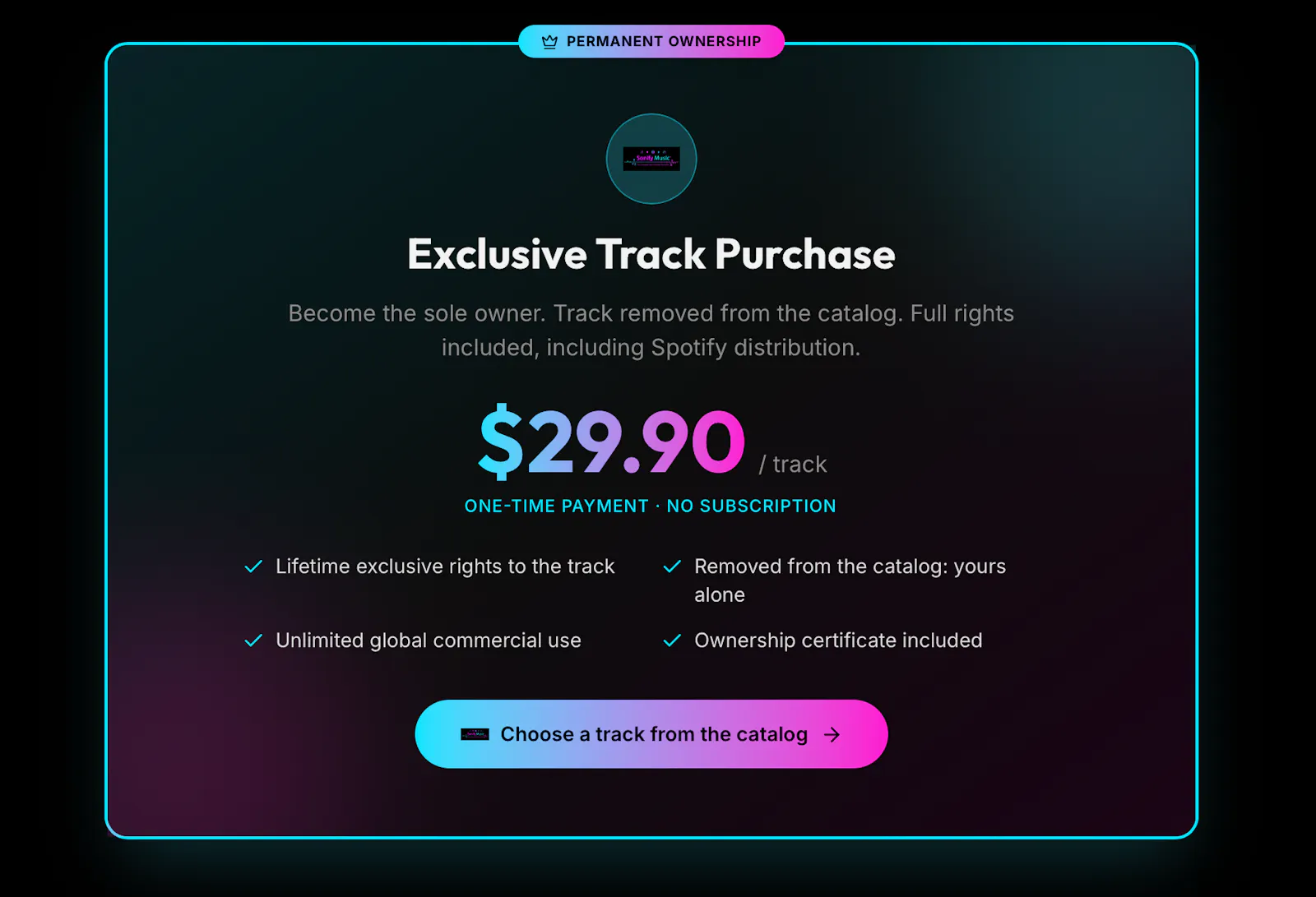Sonify Music - Full Buyout Audio Tracks screenshot 3