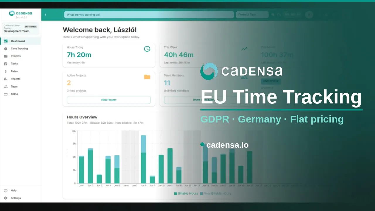 Cadensa — Time Tracking for Agencies gallery image