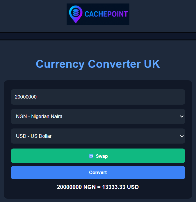 CachePoint Currency Converter gallery image