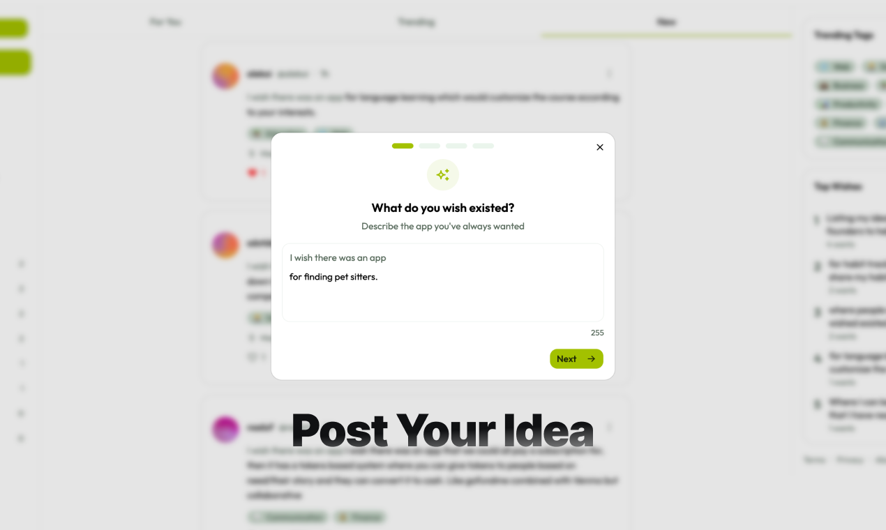AppWish - Screenshot 2 showing product features and functionality
