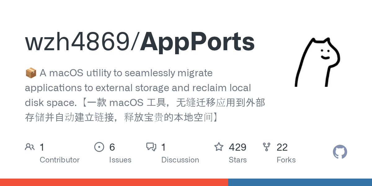 AppPorts - Main product screenshot demonstrating key features and user interface
