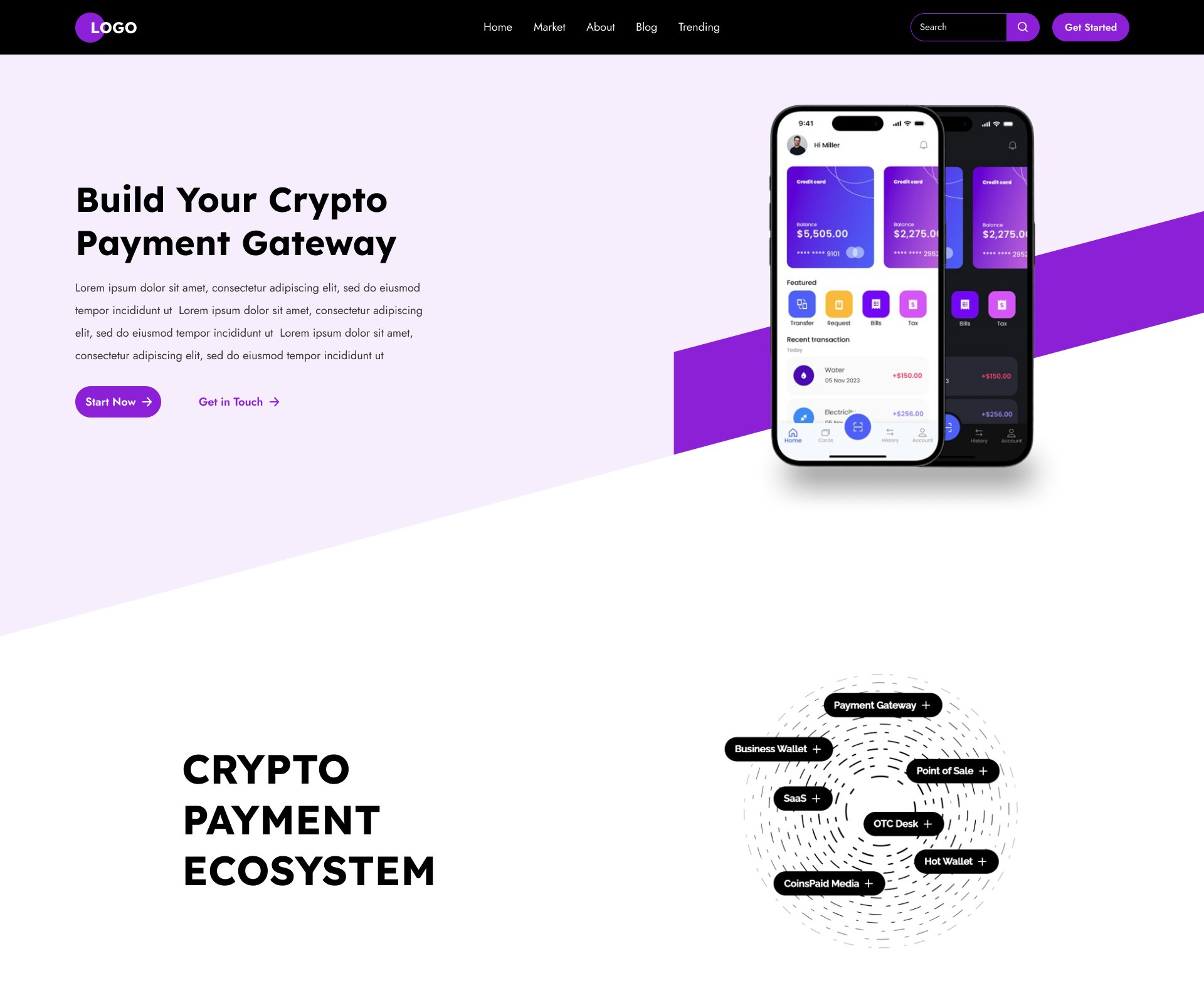 Cryptocurrency Wallet Development  - Screenshot 3 preview
