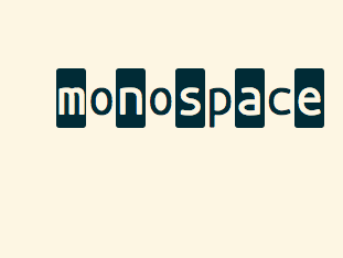 Mononoki Typeface Image