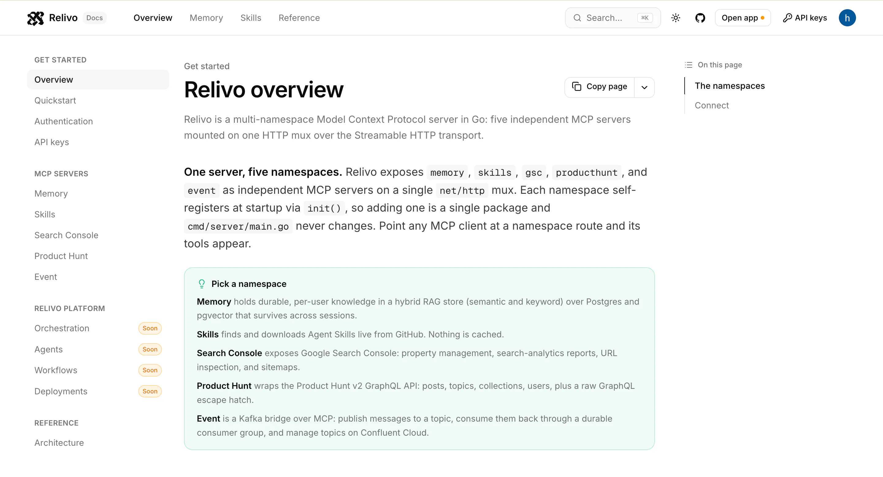 Relivo MCP Server gallery image