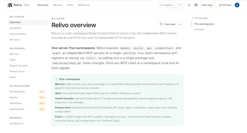 Relivo MCP Server screenshot 2