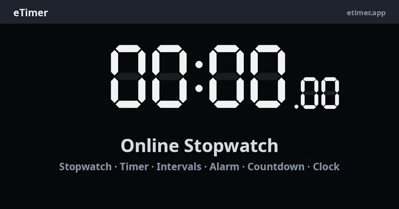 eTimer screenshot 1