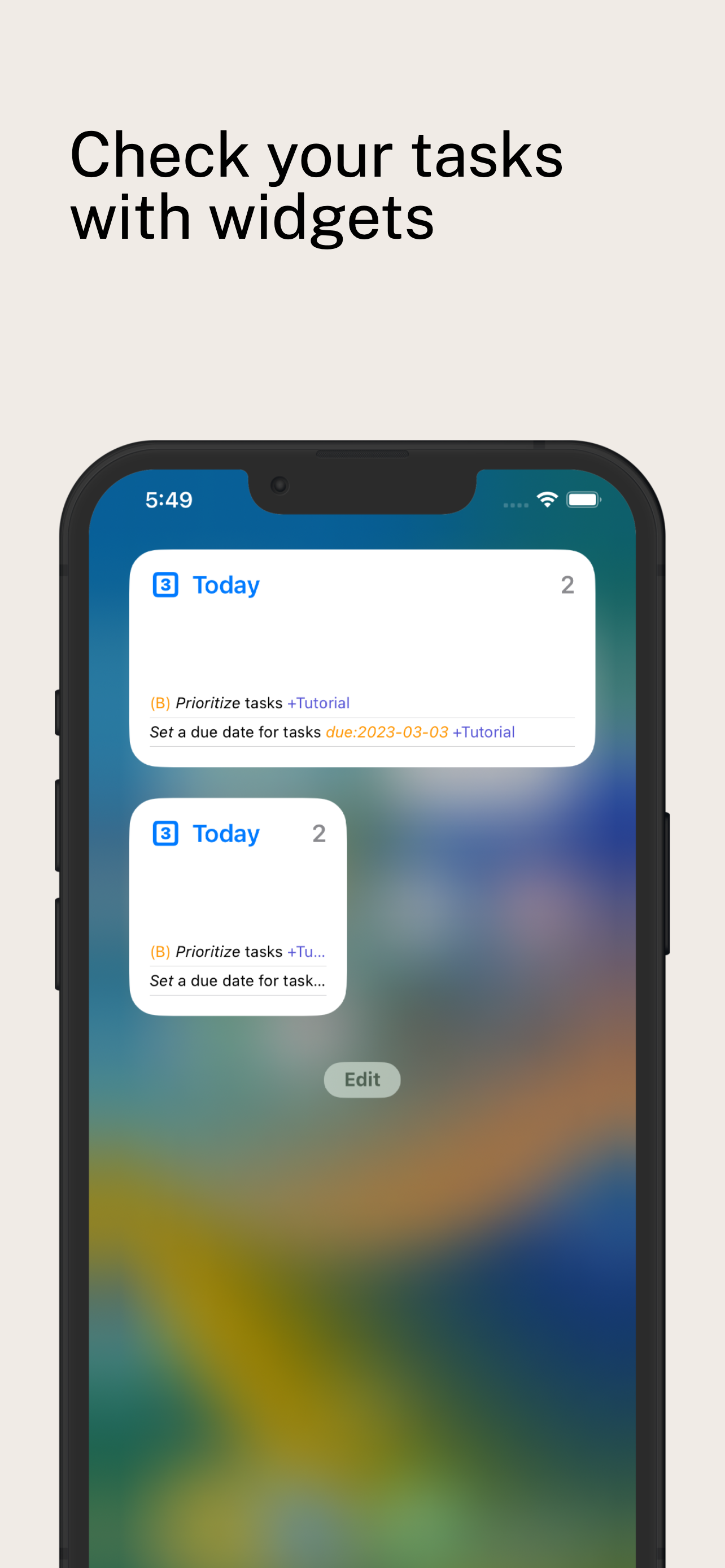 Todooo für todo.txt - Eine moderne todo.txt -App für iOS Medien 6