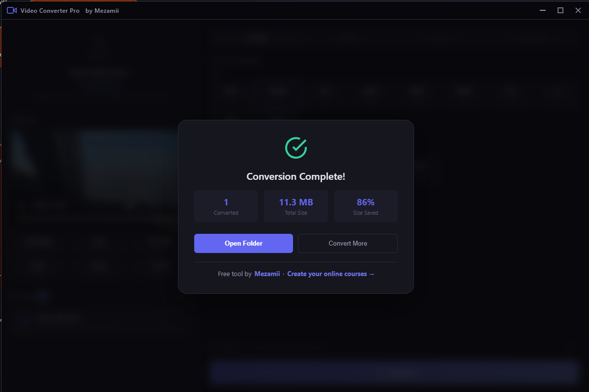 Video Converter Pro by Mezamii media 4