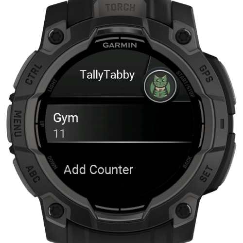 TallyTabby x Garmin gallery image