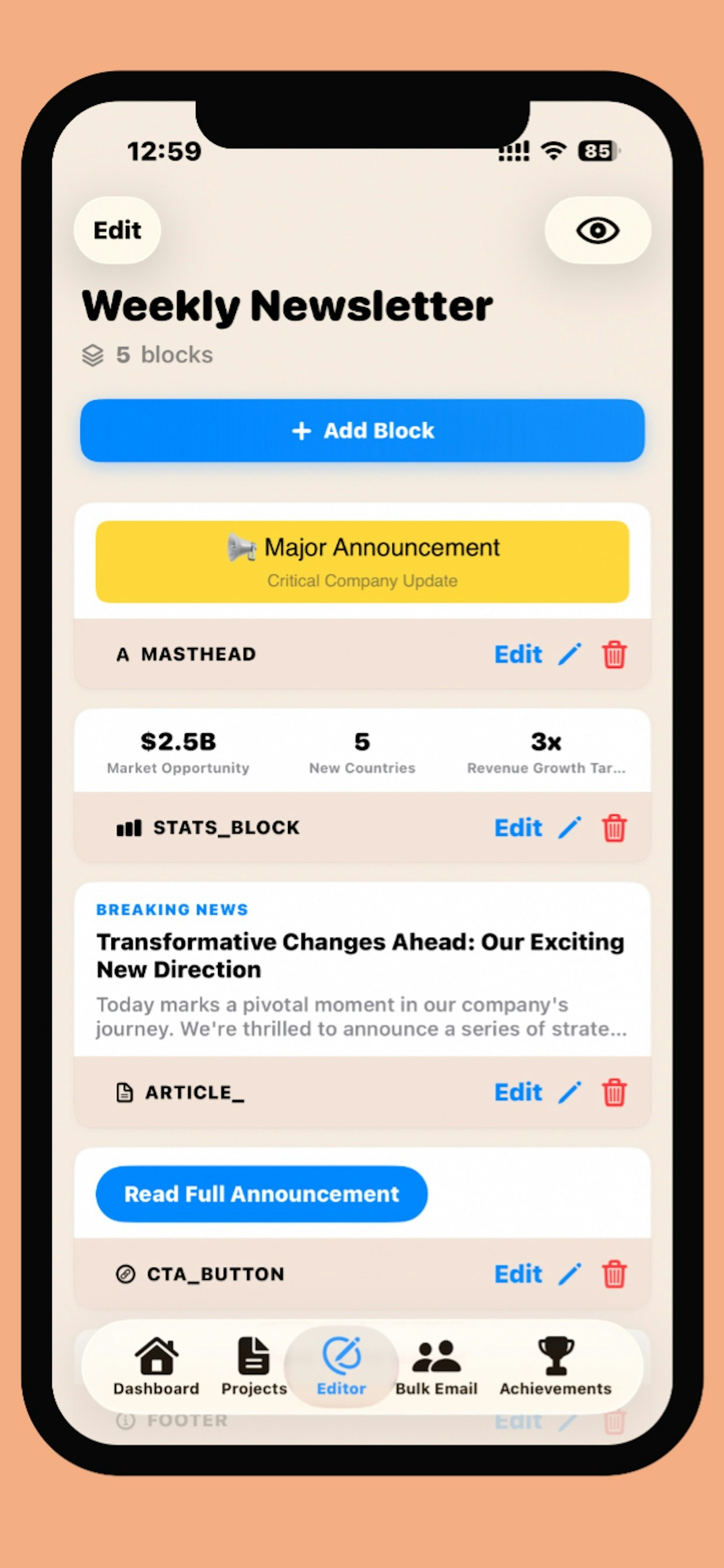 Mídia 4 de MailCraft: Envie e-mails profissionais - Design de e-mails que os clientes adoram