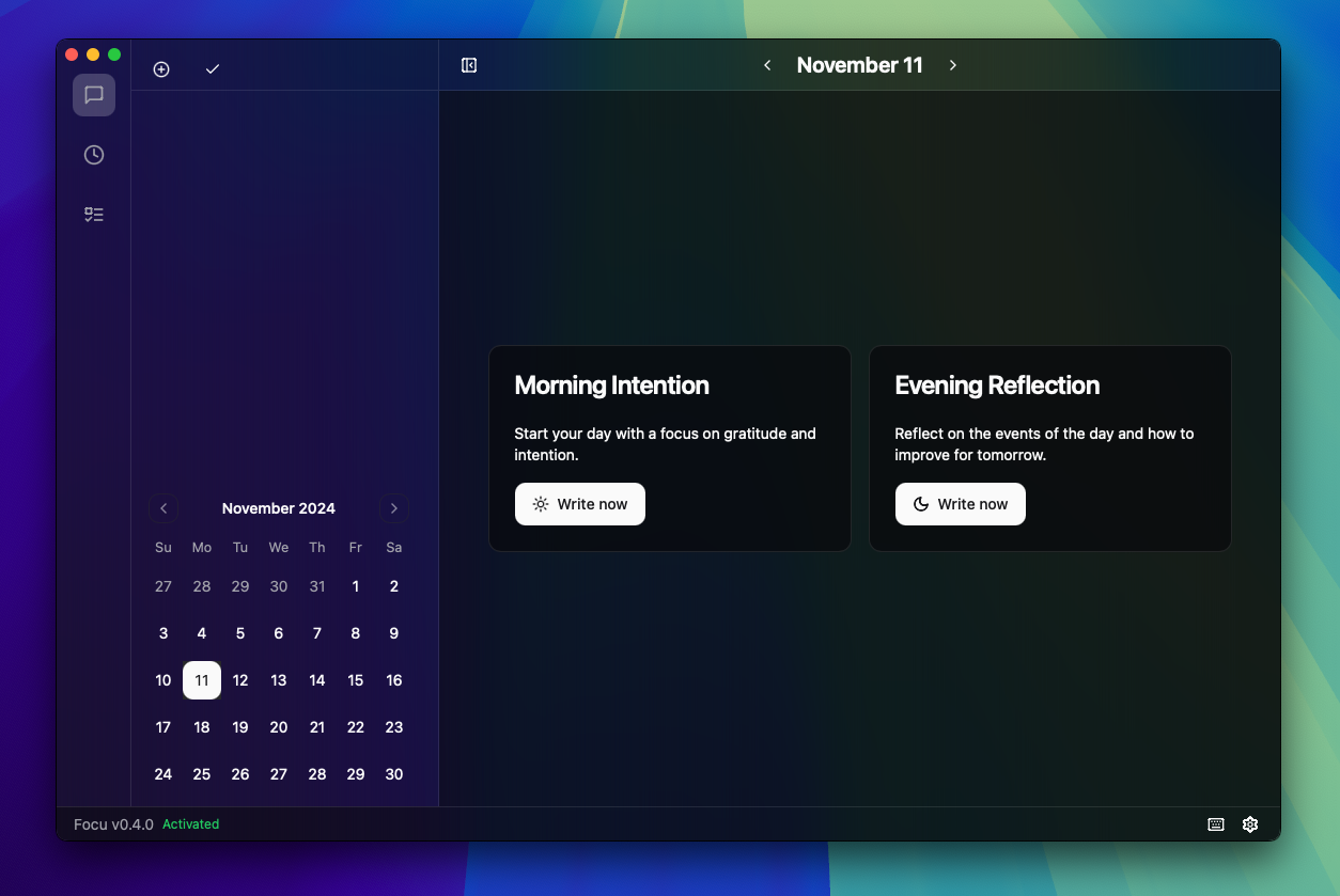 startuptile Focu-Mindful Productivity App for MacOS