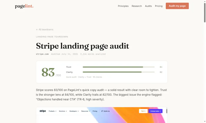 PageLint screenshot 4