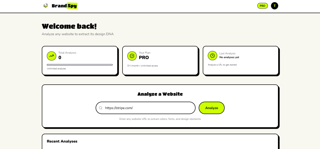 BrandSpy - Screenshot 2 showing product features and functionality
