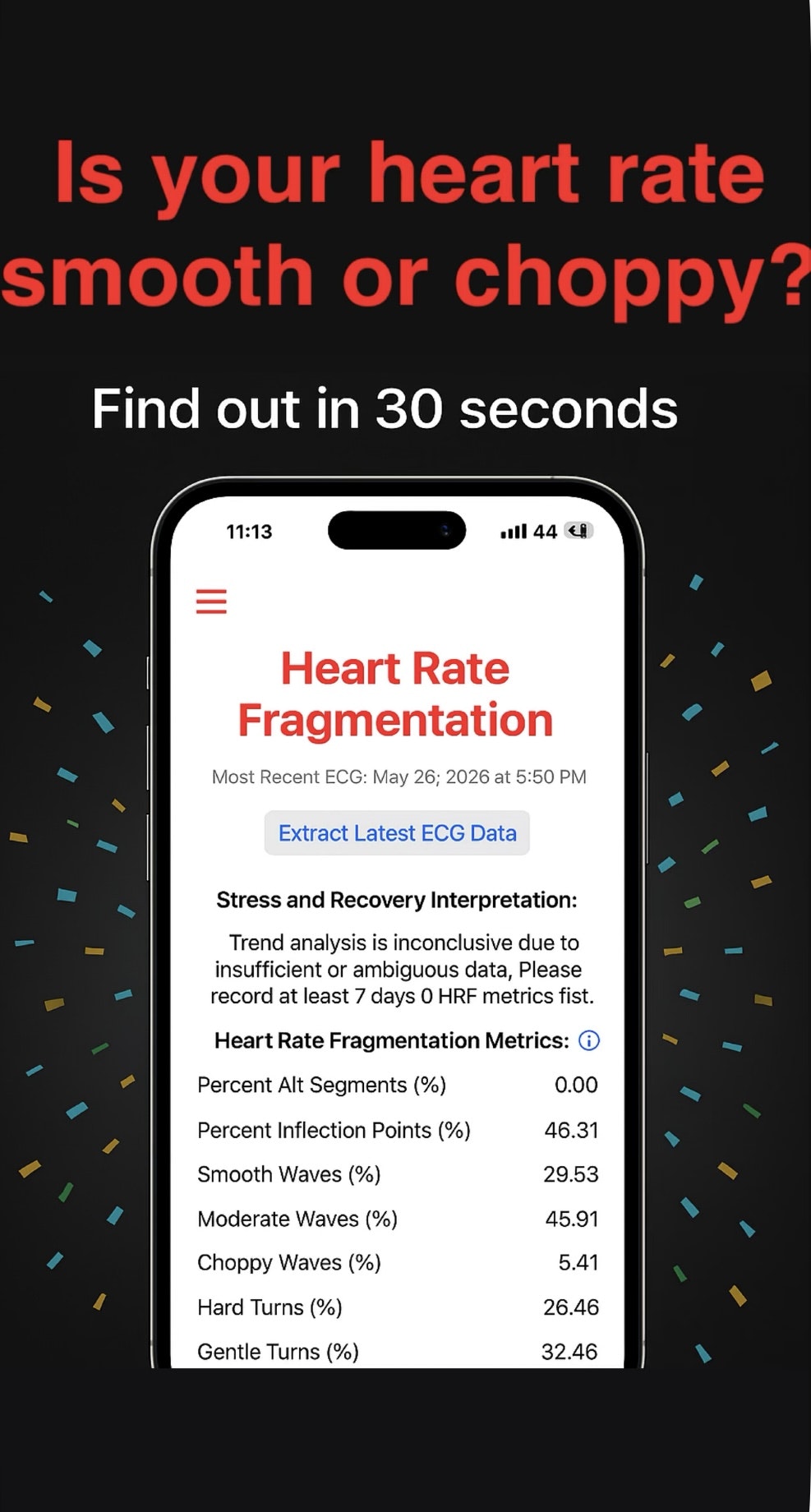 心拍数の断片化 - Apple Watch ECGからストレスおよび回復スコアまでメディア6