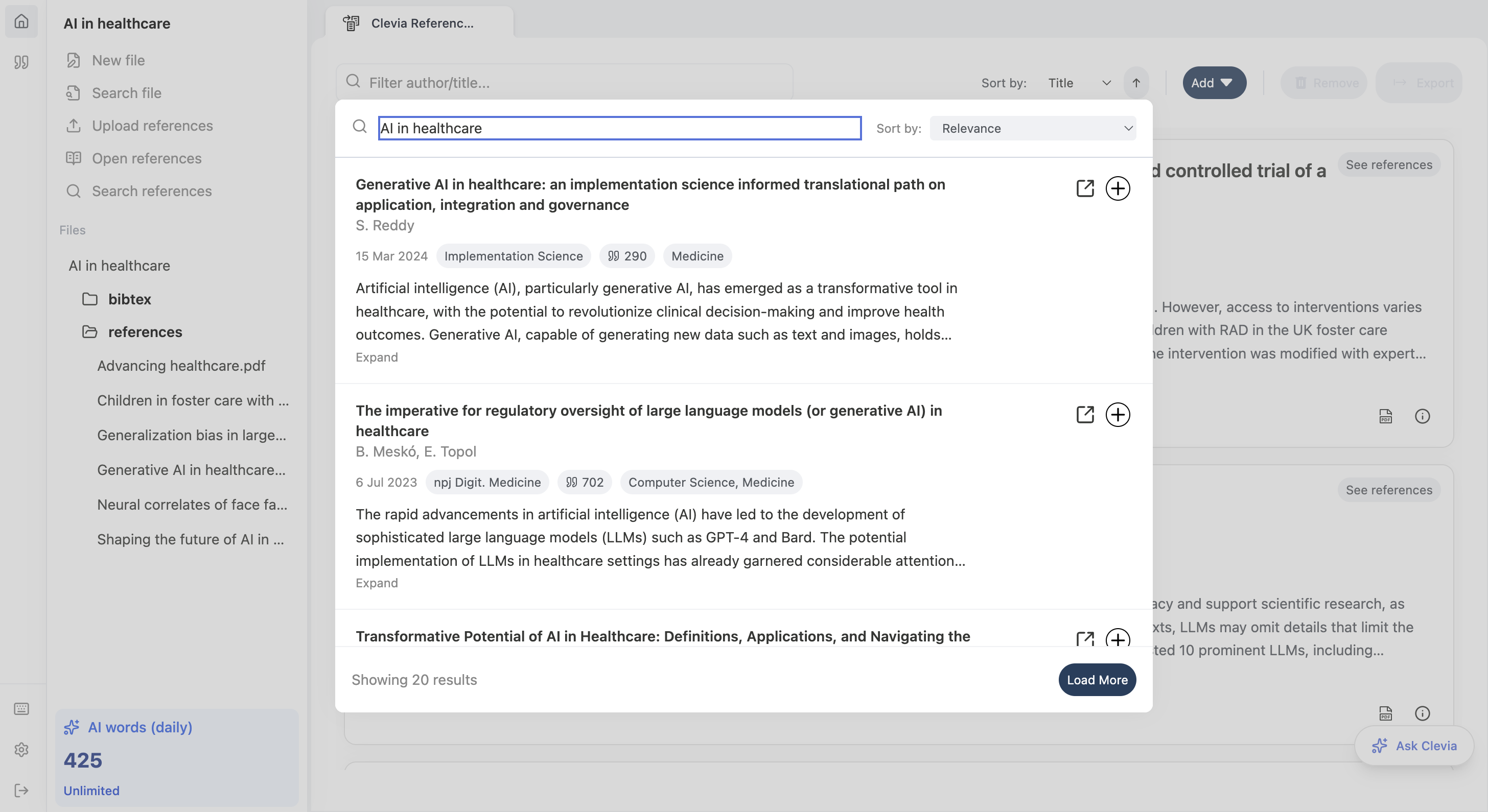 Clevia - Screenshot 4 showing product features and functionality