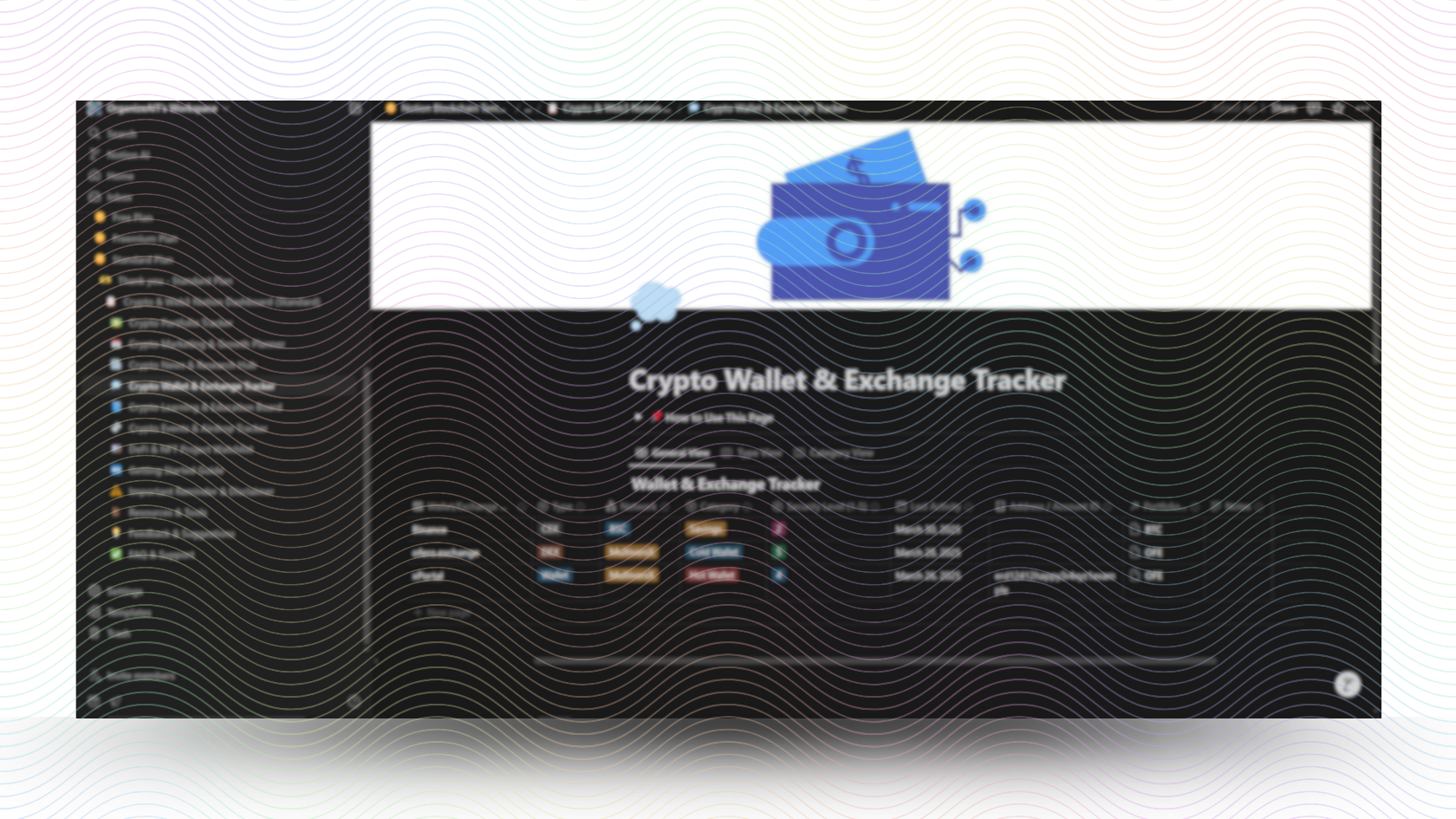 Plantilla de blockchain de noción - Crypto se mueve rápidamente.Manténgase a la vanguardia, mantén la organización. media 6