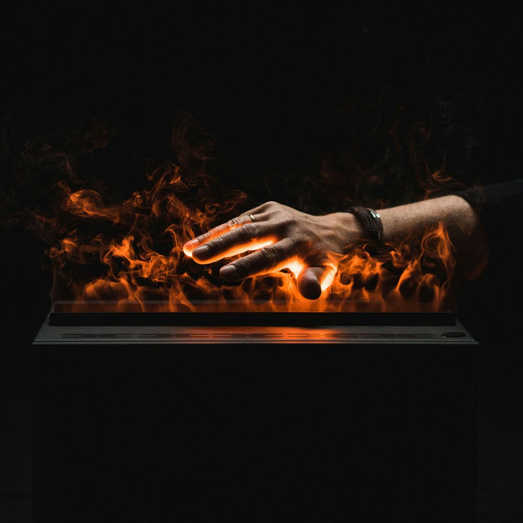 Aquafire : 수증기 벽난로 - 물 화상을 본 적이 있습니까? 미디어 4