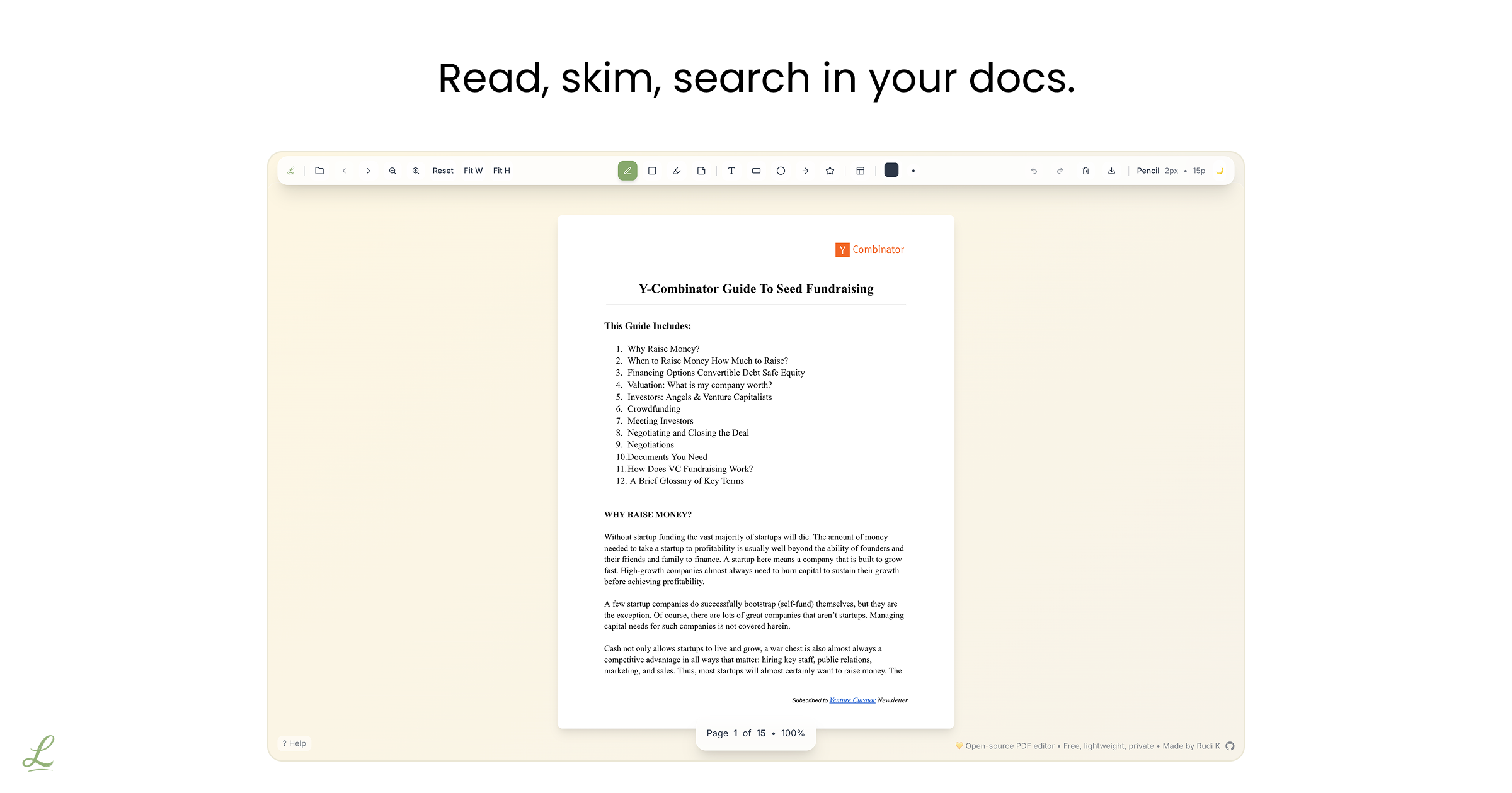 Media LEEDPDF - Công cụ chú thích PDF miễn phí có cảm giác như phác thảo trên giấy 3