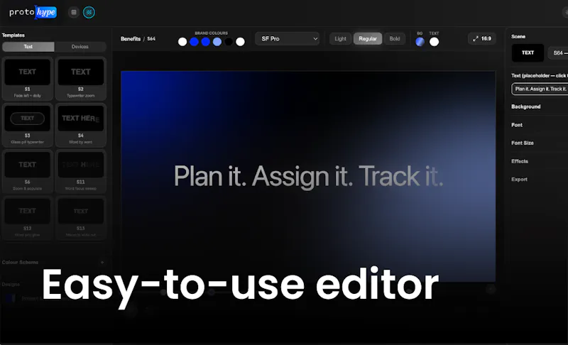 Protohype Editor screenshot 1