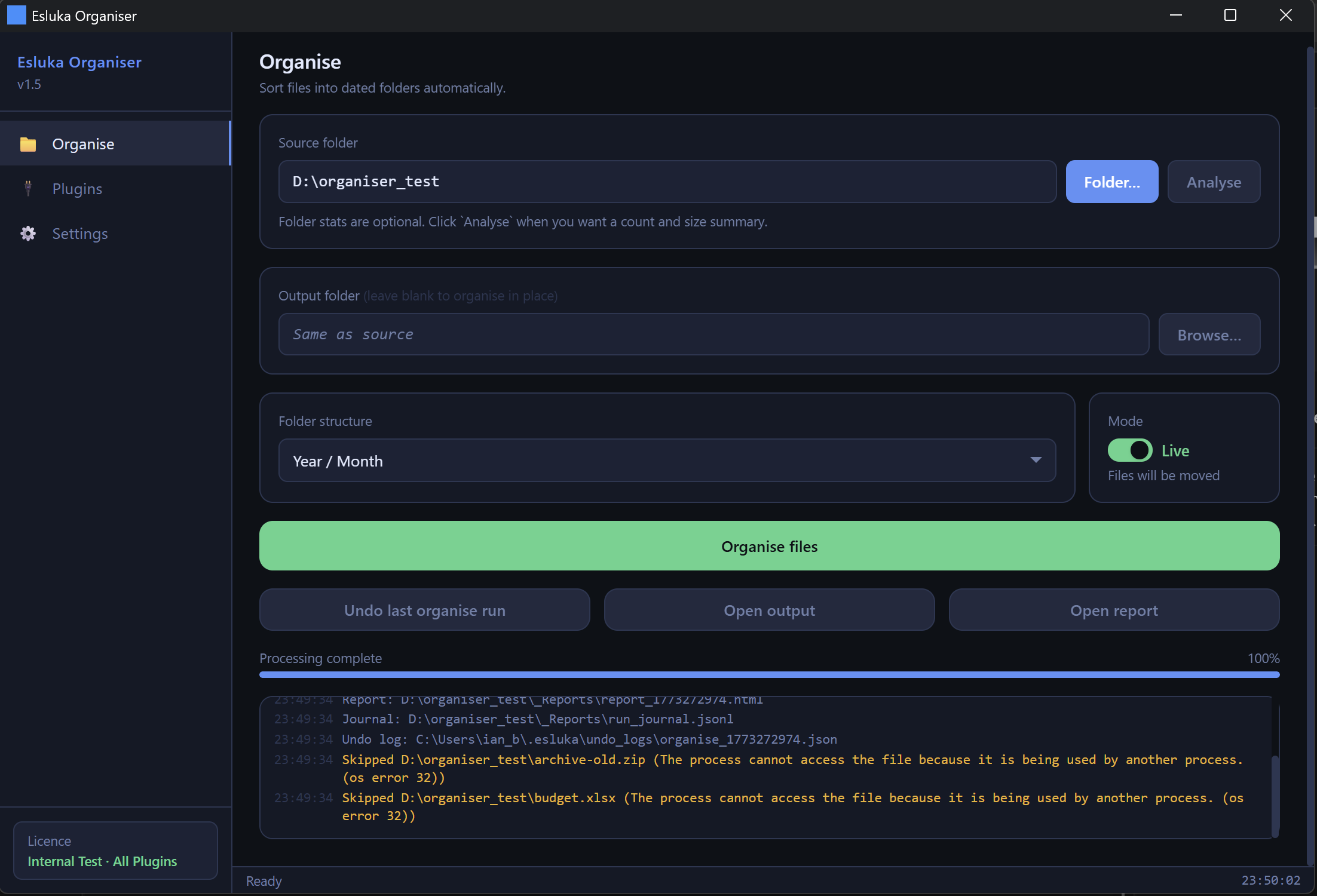 Esluka Organiser media 1