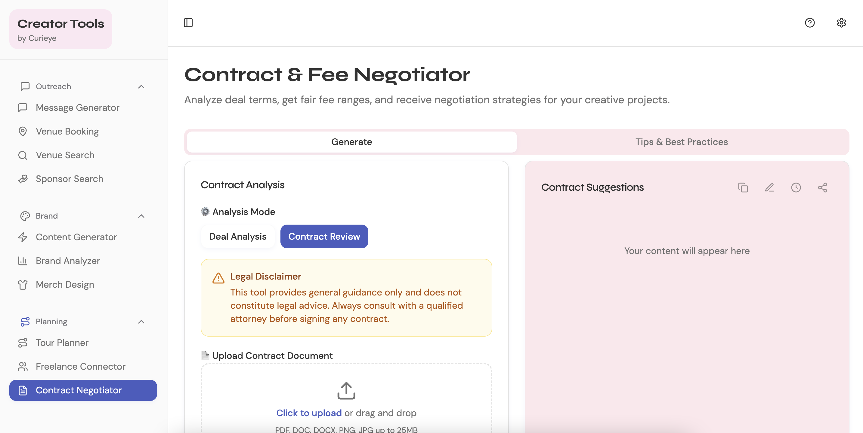 Curieye voor makers - Gratis AI-aangedreven toolkit voor onafhankelijke artiesten media 4