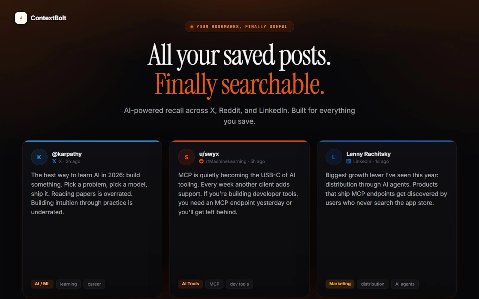 ContextBolt screenshot 2