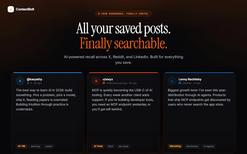 ContextBolt screenshot 2