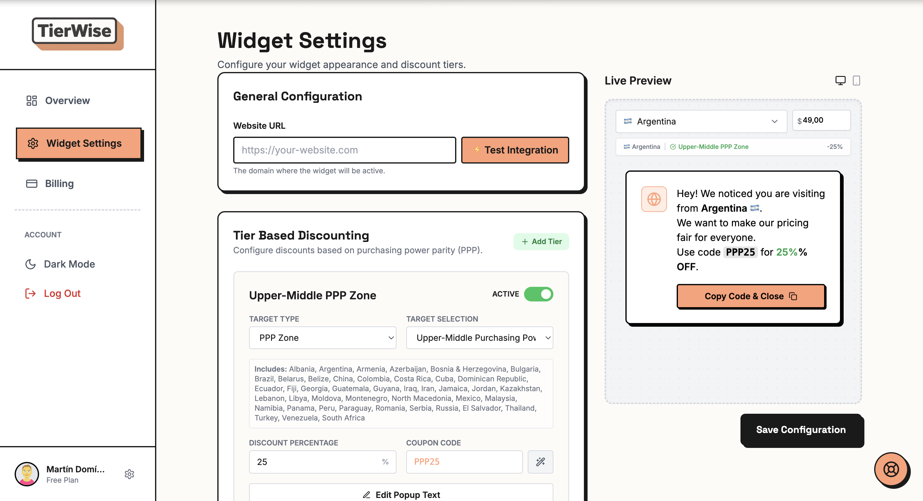 TierWise - Screenshot 4 showing product features and functionality
