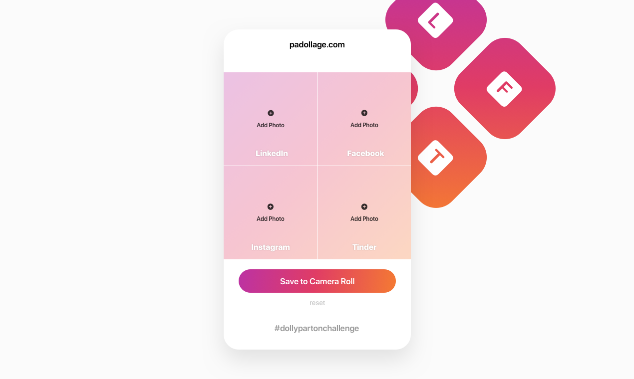 Padollage | #dollypartonchallenge_maker gallery image