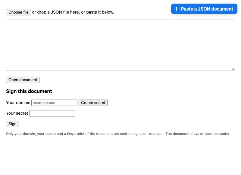 JSON Doc screenshot 1