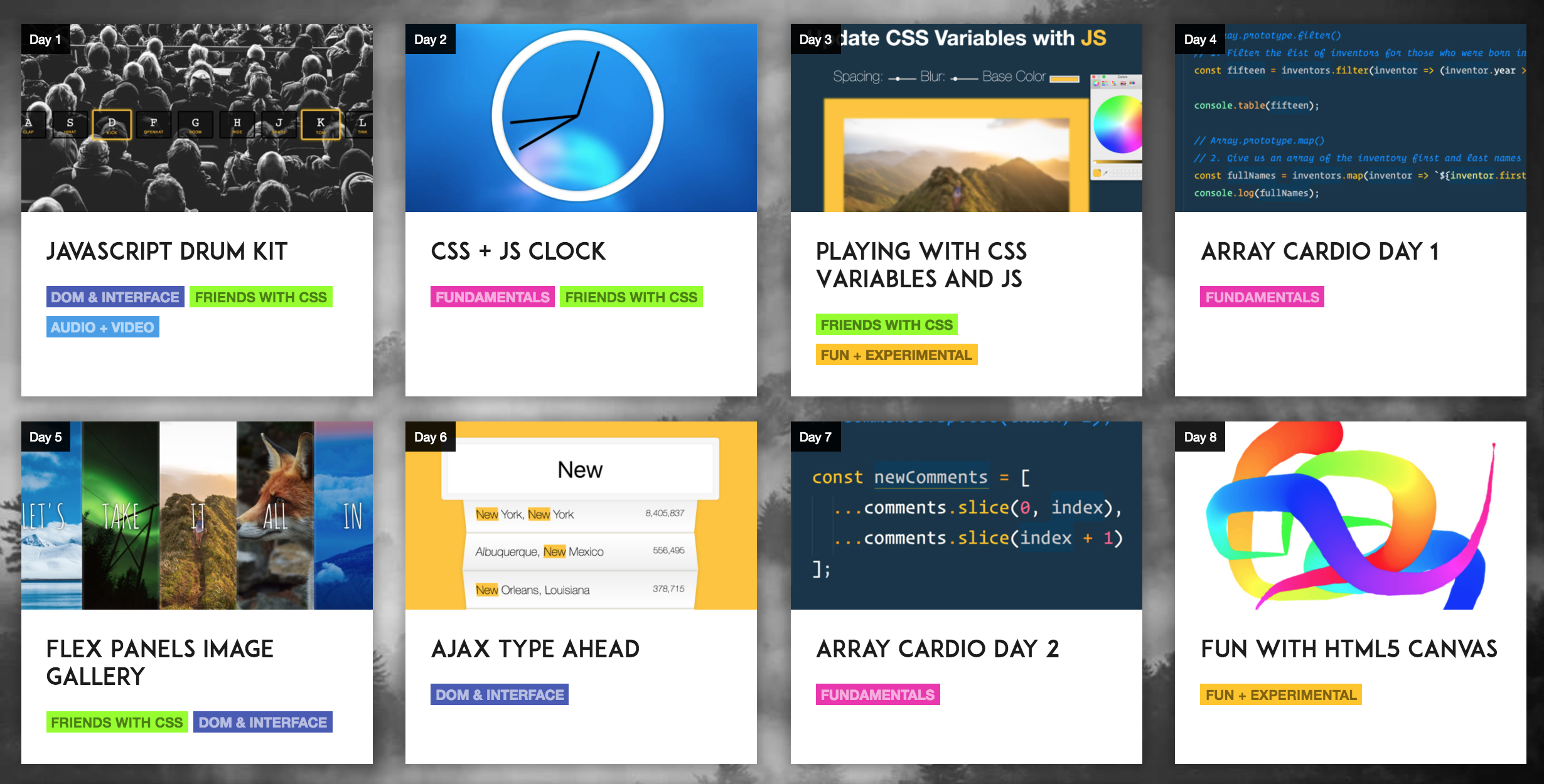 Javascript30 gallery image