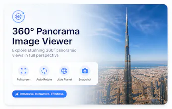 360° Panorama Image Viewer - Extension gallery image