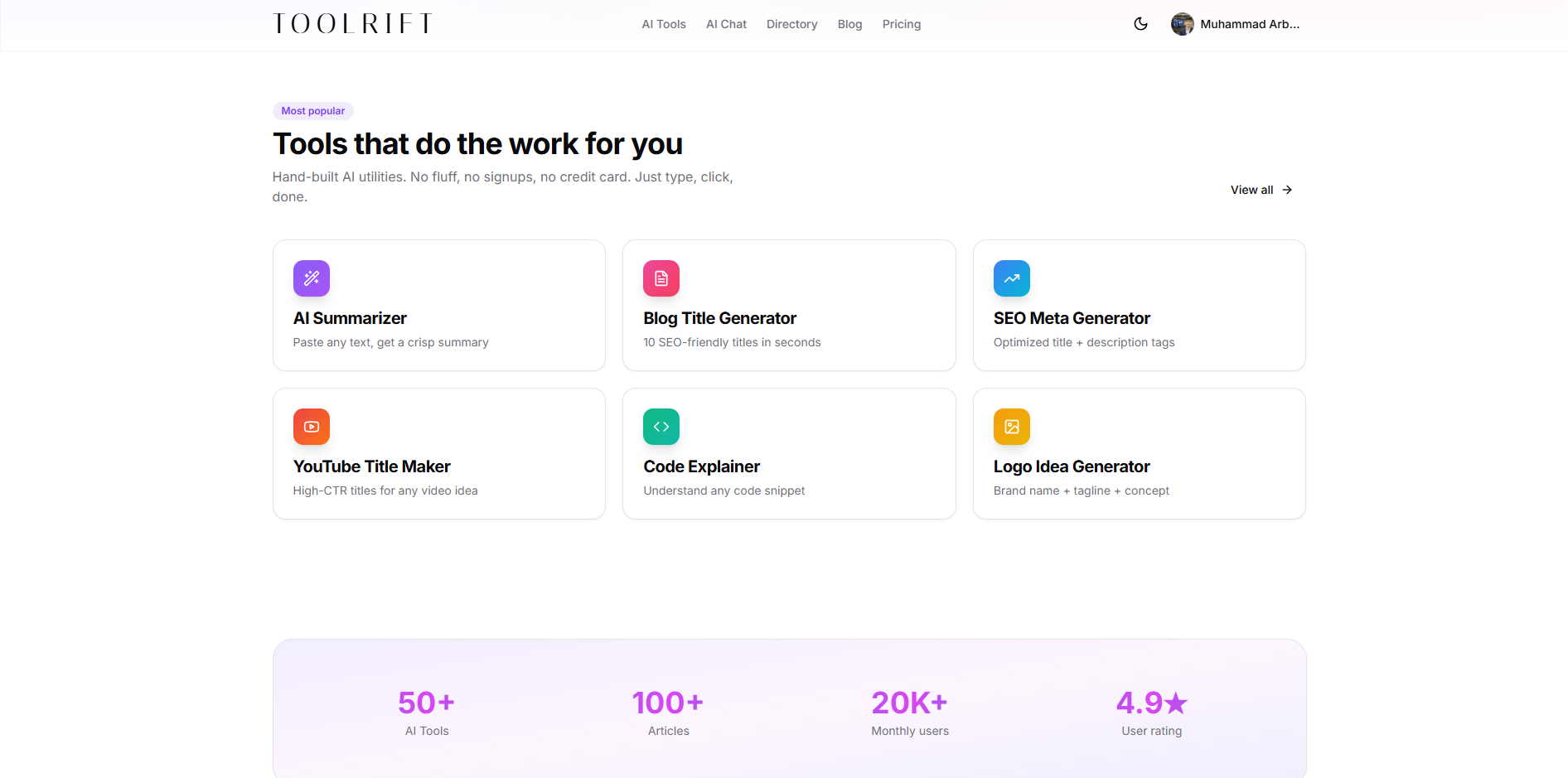 Toolrift gallery image