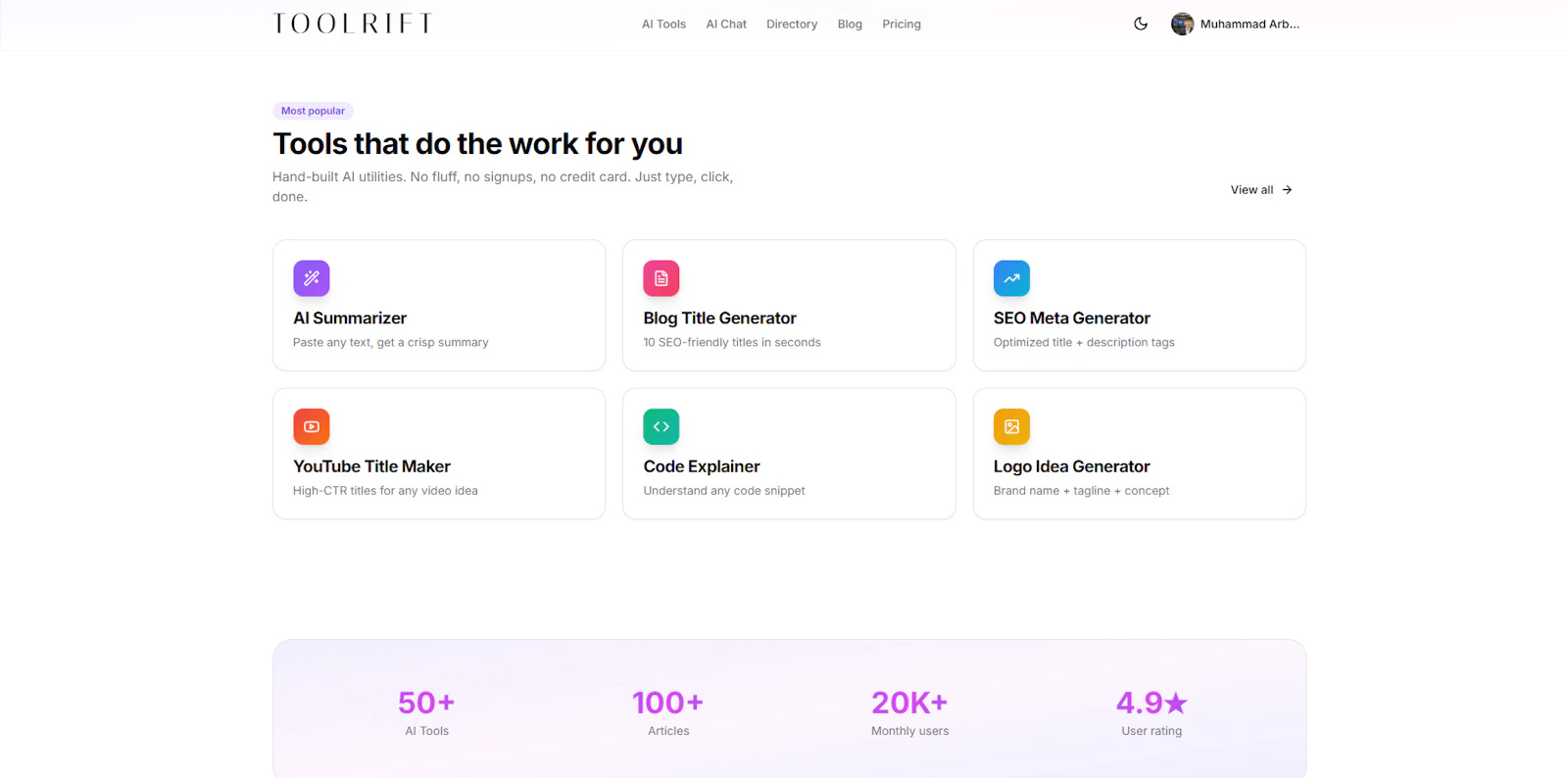 Toolrift screenshot 2