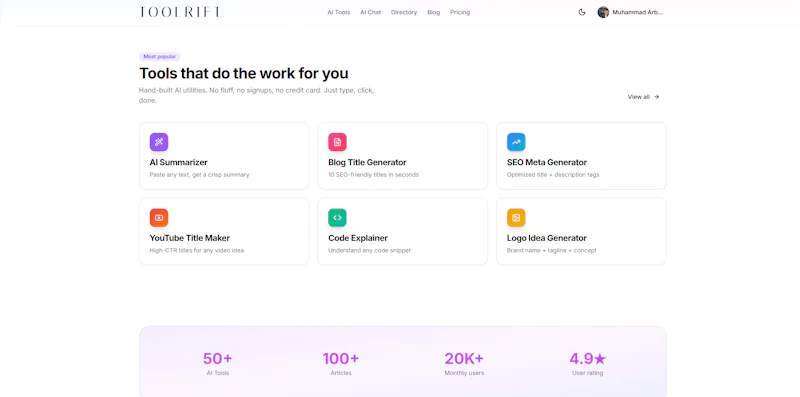 Toolrift screenshot 2