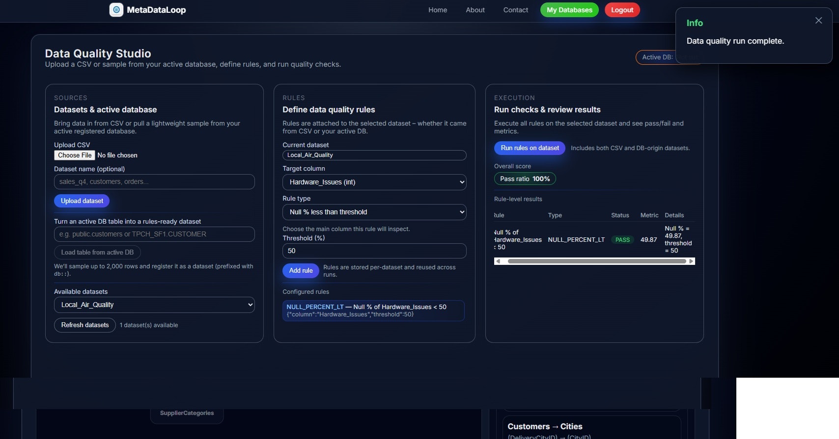 MetaDataLoop - Screenshot 4 showing product features and functionality