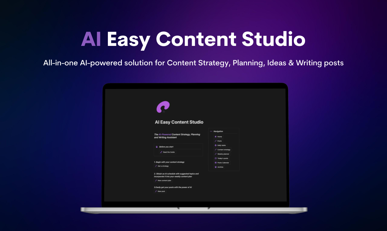 startuptile AI Easy Content Studio-AI-powered content strategy planning and writing assistant