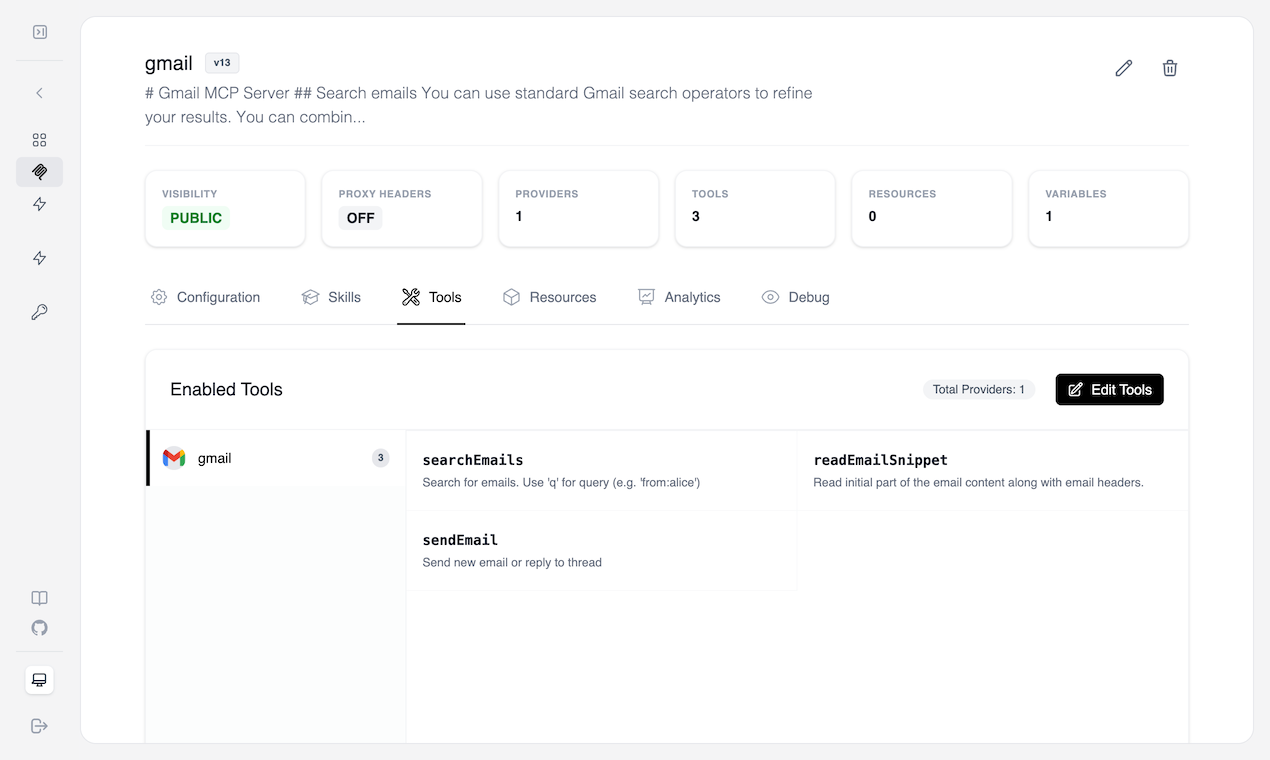 HasMCP - Screenshot 5 showing product features and functionality