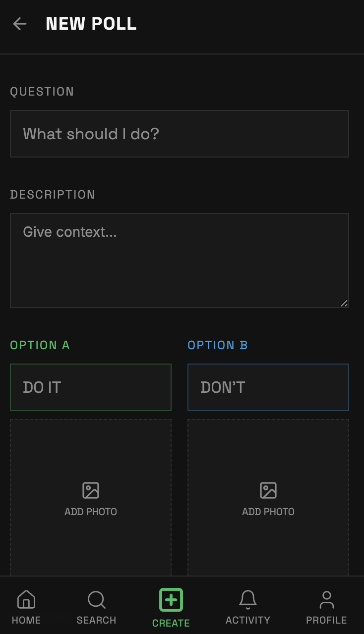 Can't Decide? Let the Crowd Choose. gallery image