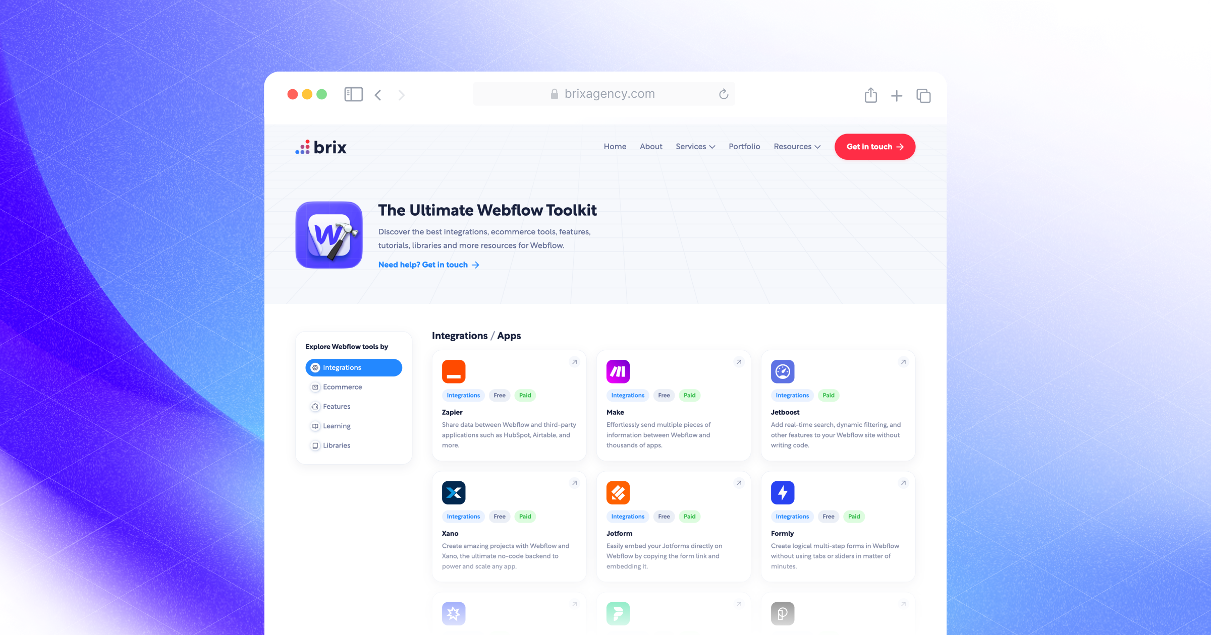 Media Toolkit Webflow Ultimate - Koleksi yang dikendalikan sebanyak 75 helah aliran web, sumber dan banyak lagi 2