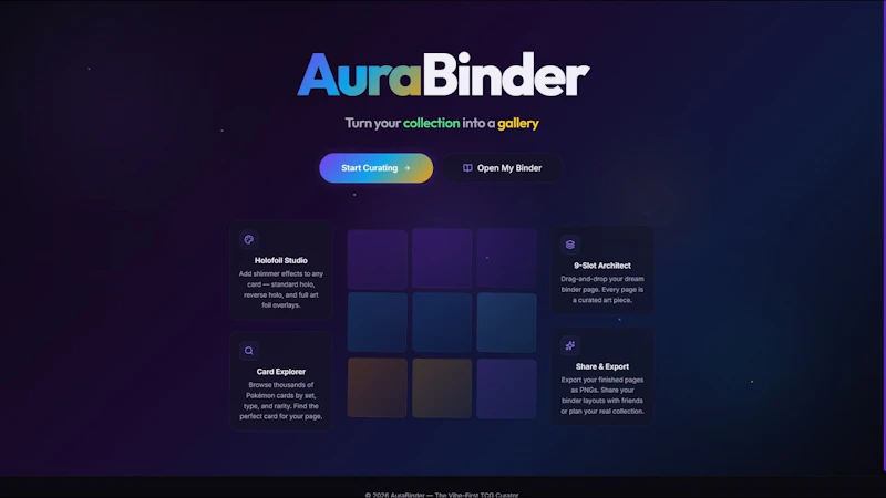 AuraBinder screenshot 1 (video preview)