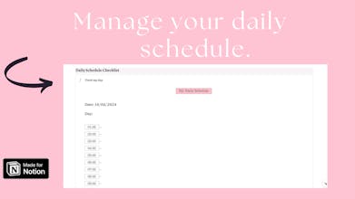 Time-Blocking Planner (Notion Template) gallery image