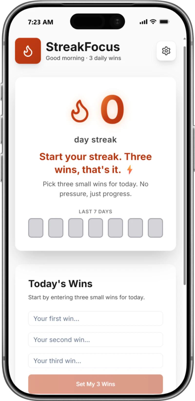 StreakFocus screenshot 1